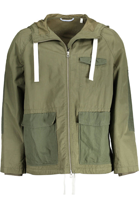 Grüne Baumwolljacke