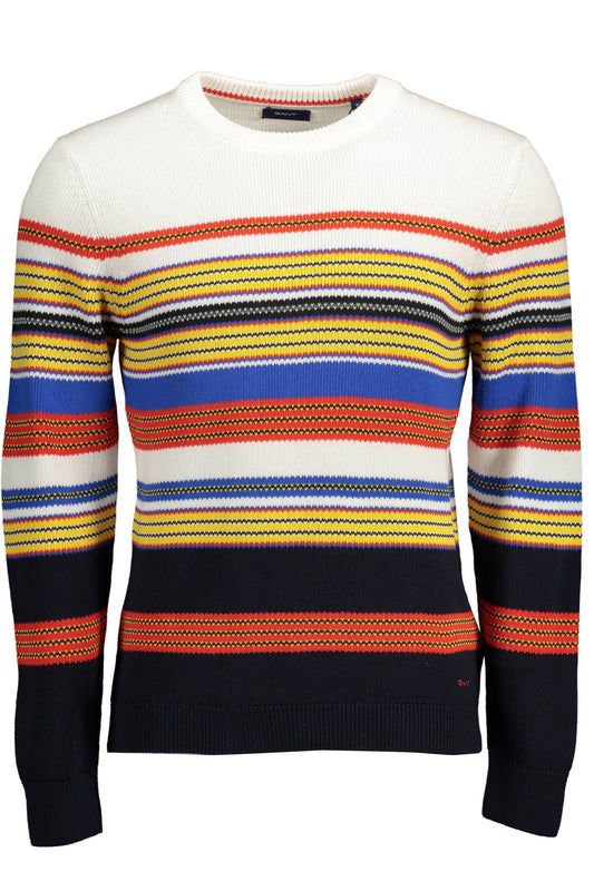 Blauer Baumwollpullover