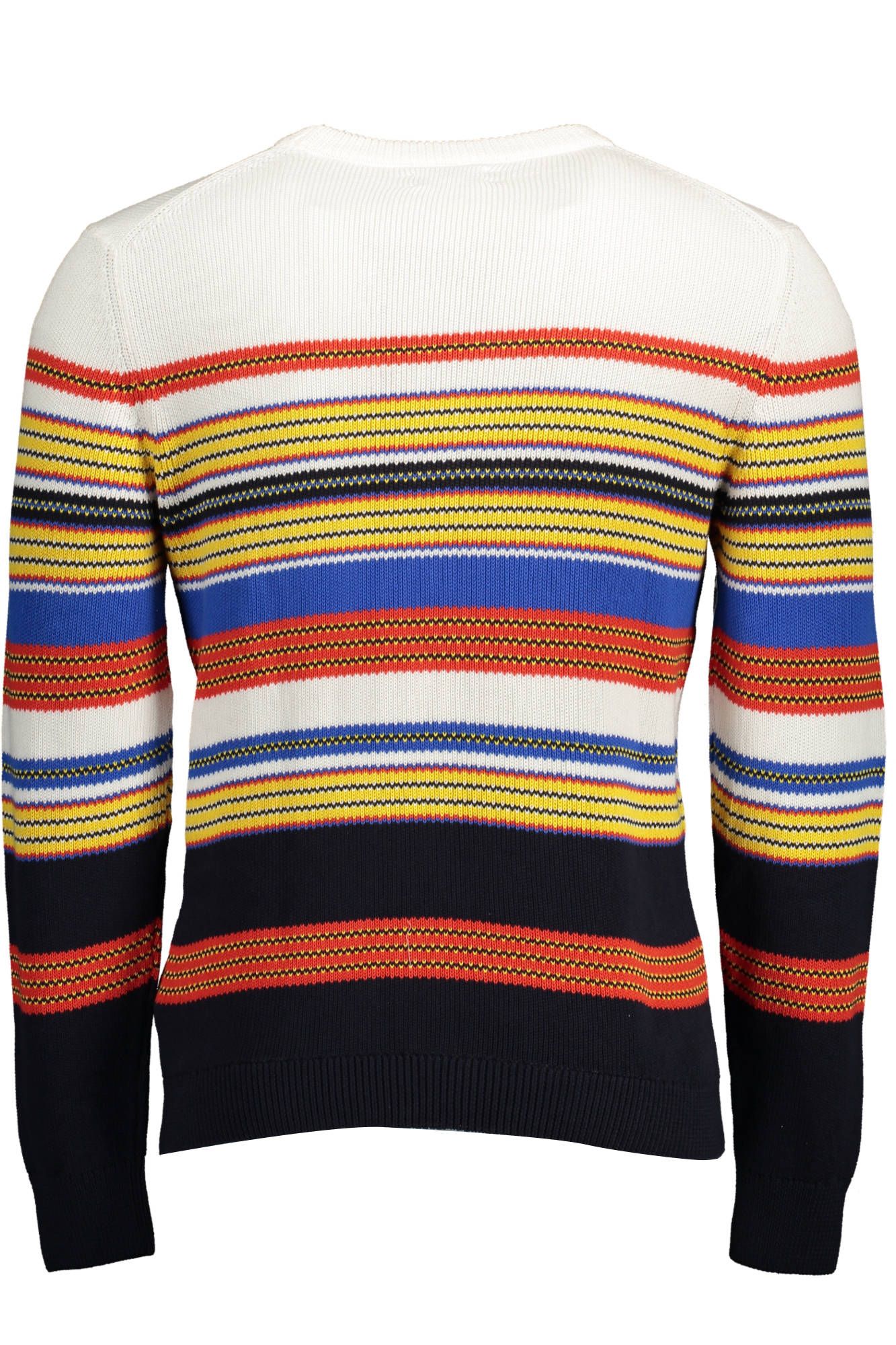 Blauer Baumwollpullover