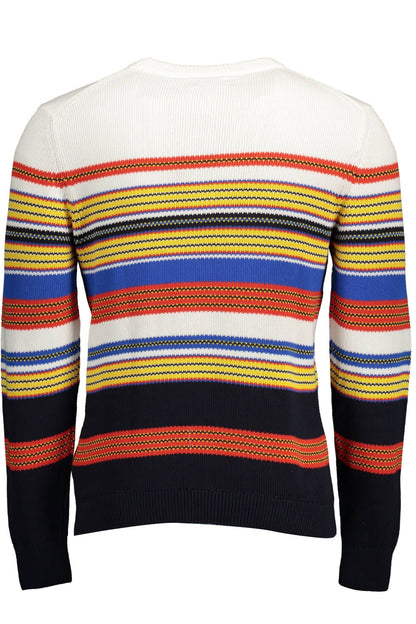 Blauer Baumwollpullover