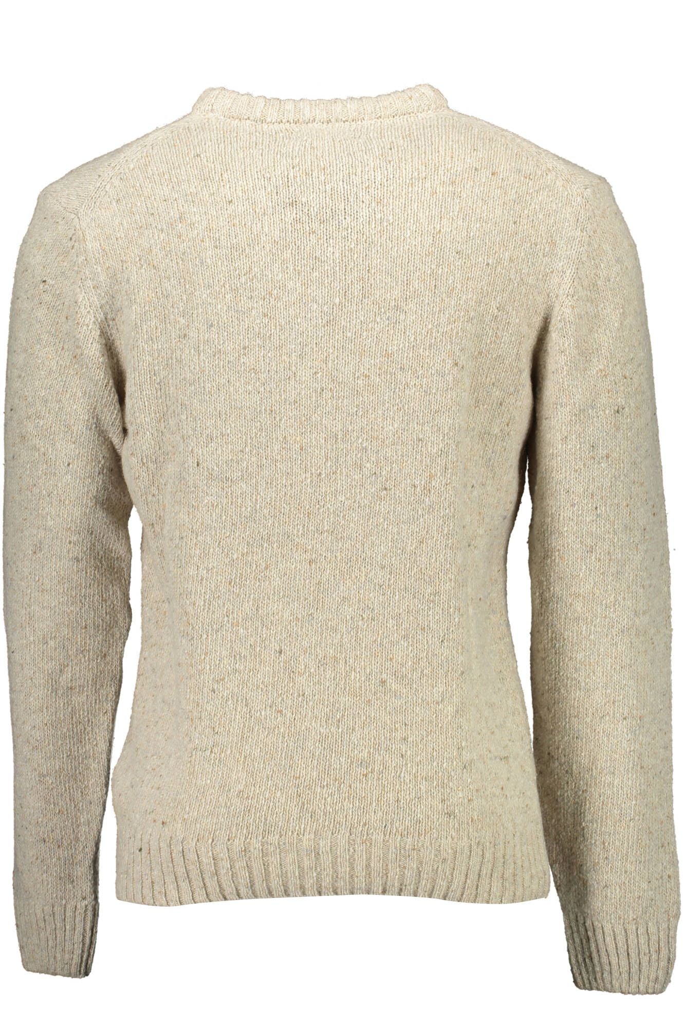 Beigefarbener Pullover aus Wolle