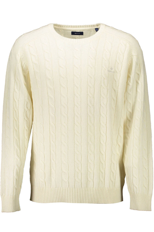 Weißer Pullover aus Wolle