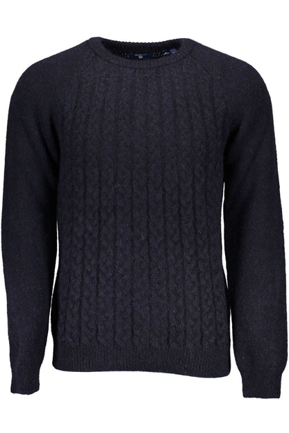 Blauer Pullover aus Wolle