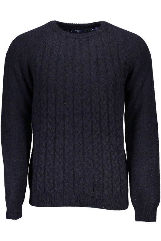 Blauer Pullover aus Wolle