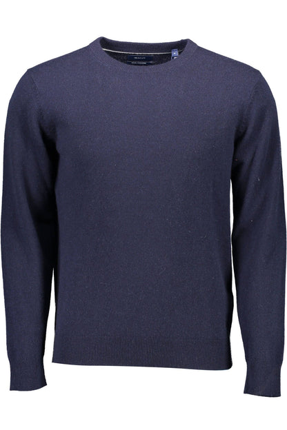 Blauer Pullover aus Wolle