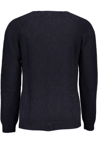 Blauer Pullover aus Wolle