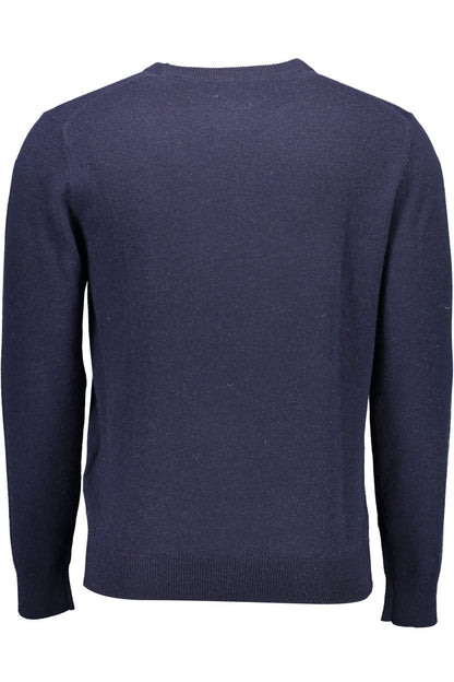 Blauer Pullover aus Wolle