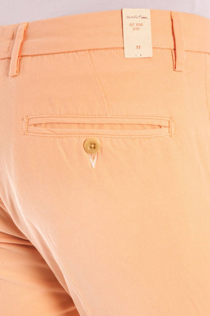 Orangefarbene Baumwolljeans & Hose