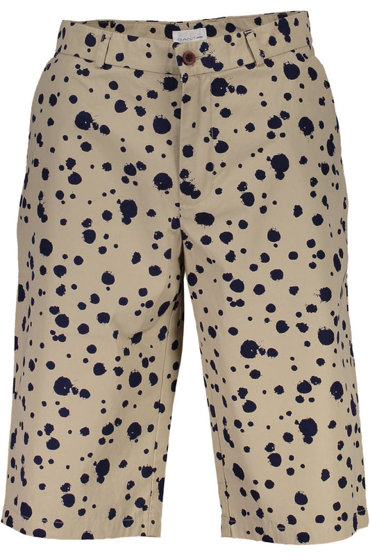 Beige Baumwolljeans & Hose