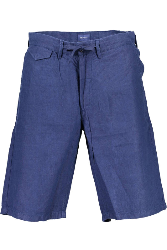 Blaue Leinenjeans & Hose