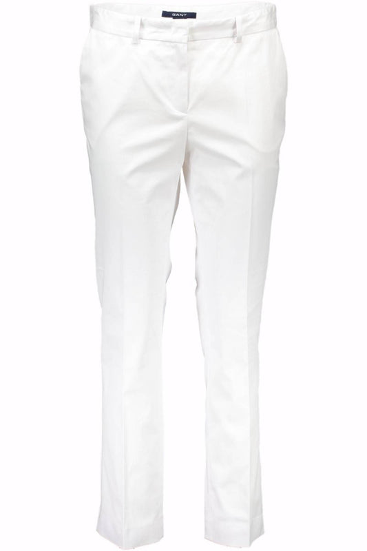 Weiße Baumwolljeans & Hose