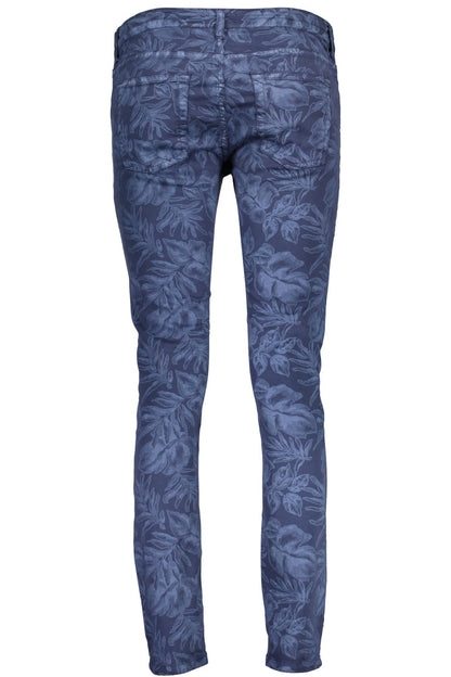 Blaue Baumwolljeans & Hose