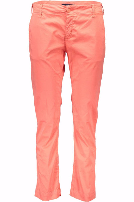 Rote Baumwolljeans & Hose