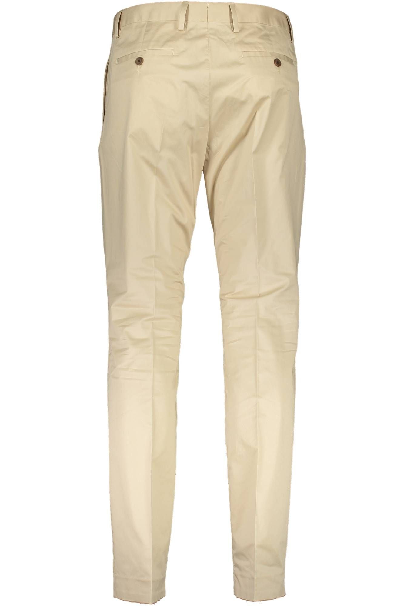 Beige Baumwolljeans & Hose