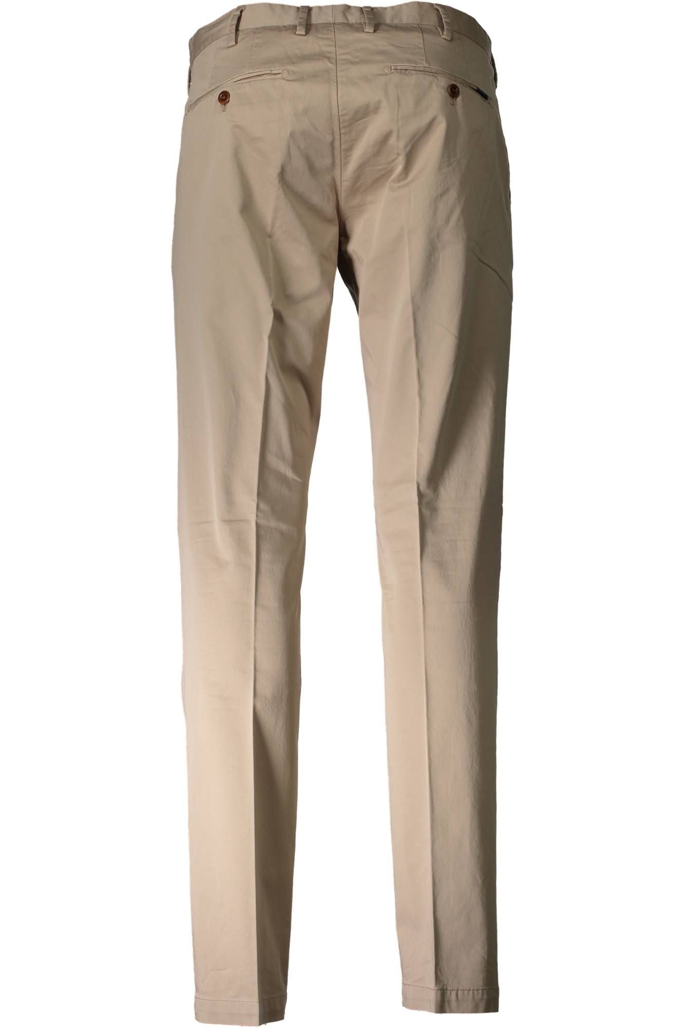 Beige Baumwolljeans & Hose