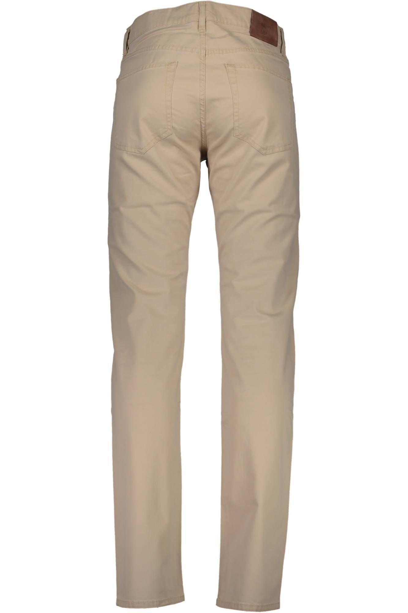 Beige Baumwolljeans & Hose