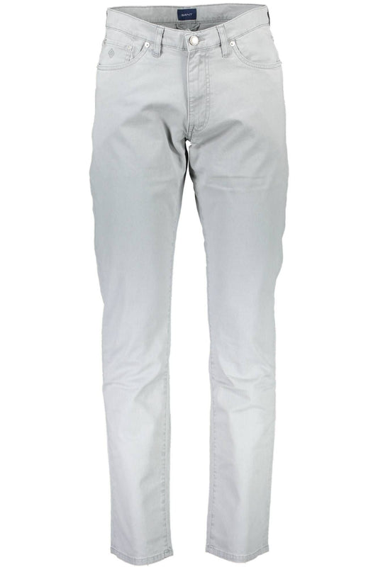 Graue Baumwolljeans & Hose