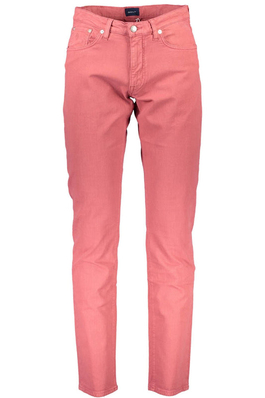 Rote Baumwolljeans & Hose