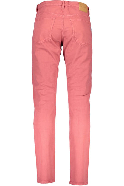 Rote Baumwolljeans & Hose
