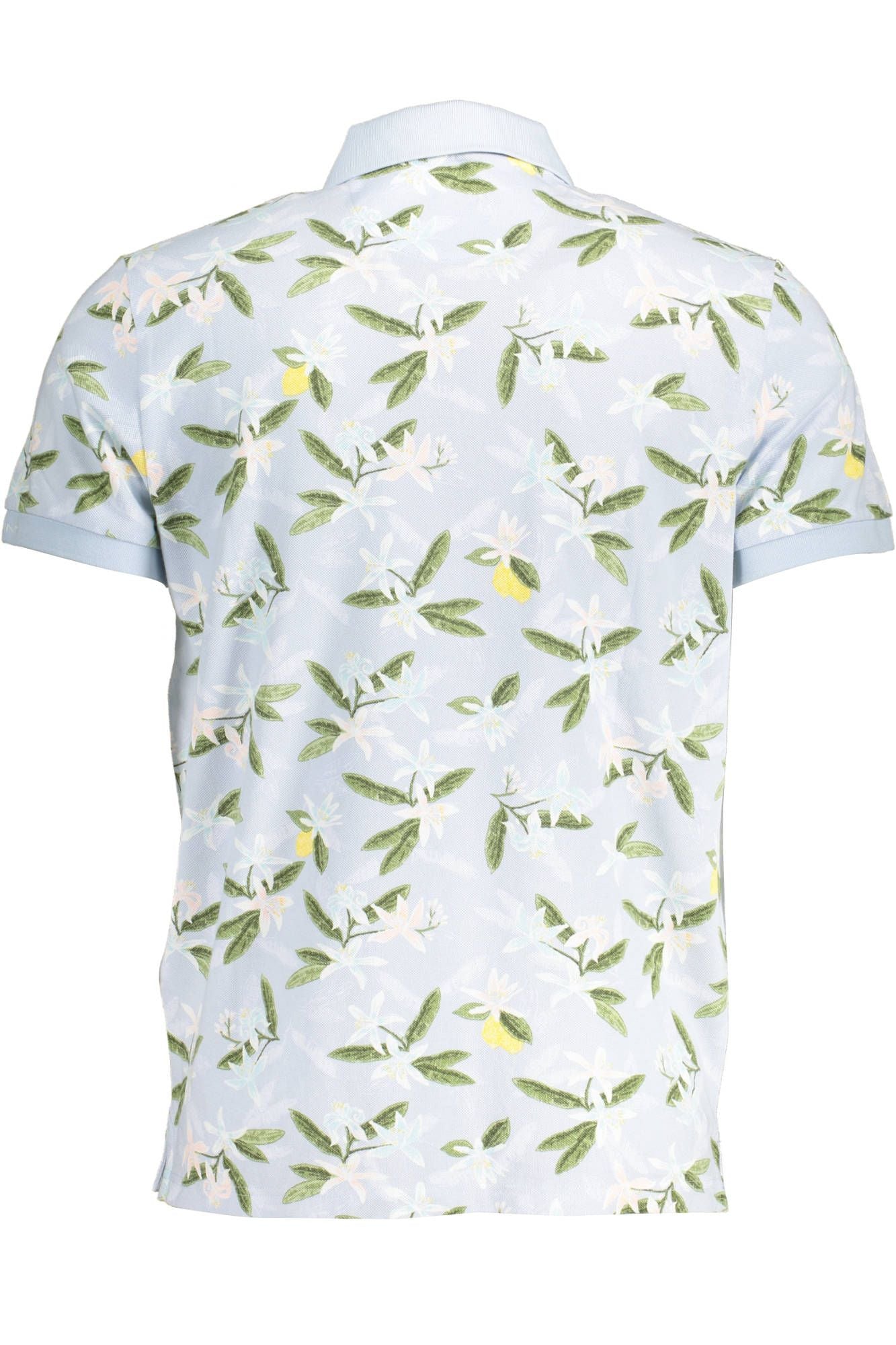 Hellblaues Baumwoll-Poloshirt