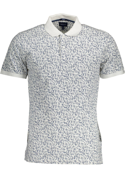 Weißes Baumwoll-Poloshirt