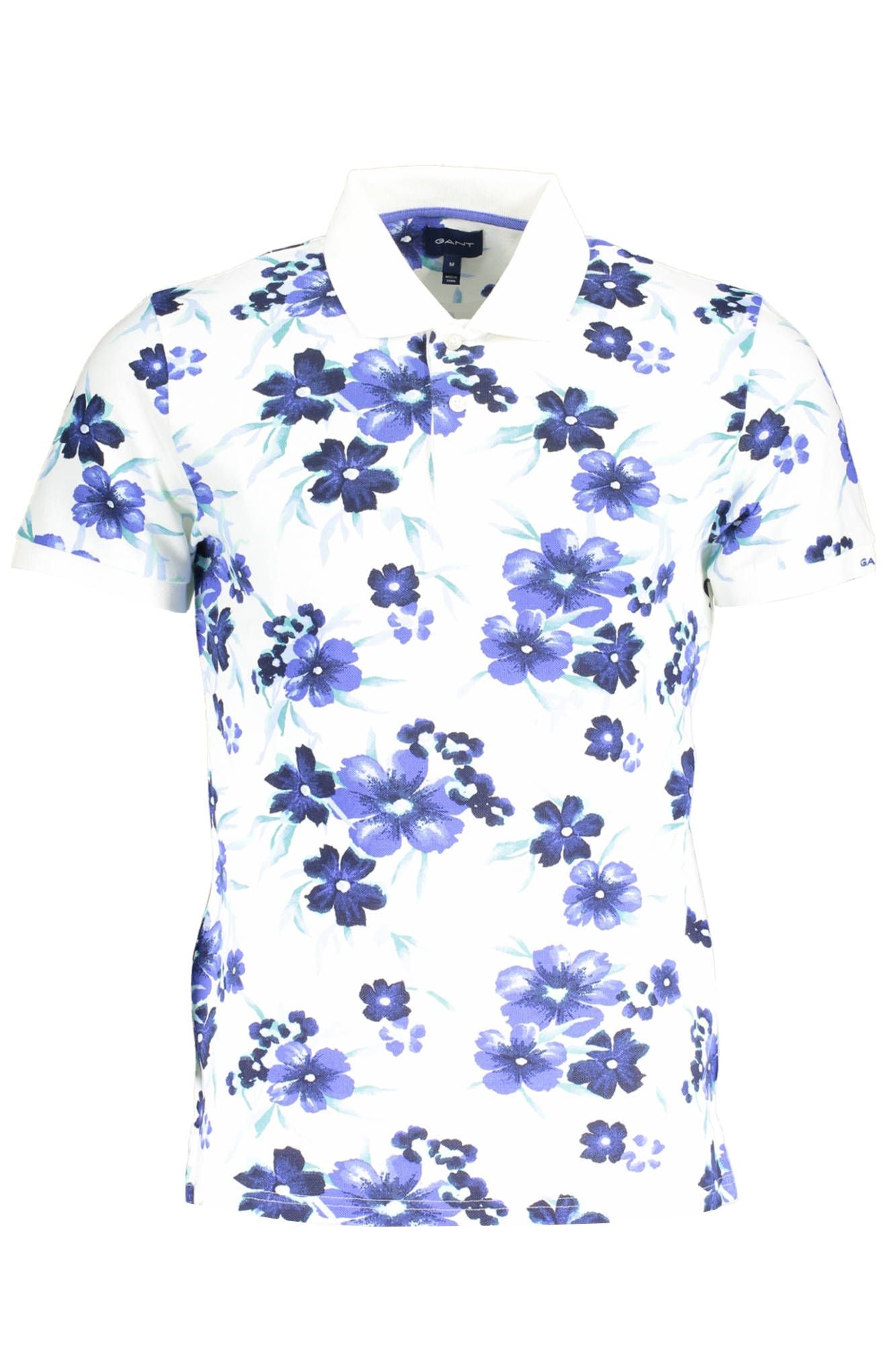 Weißes Baumwoll-Poloshirt