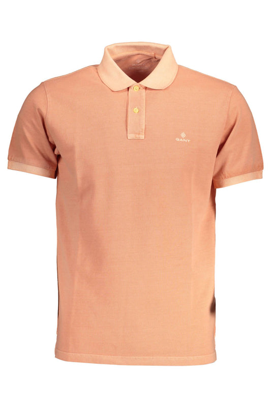 Rosa Baumwoll-Poloshirt