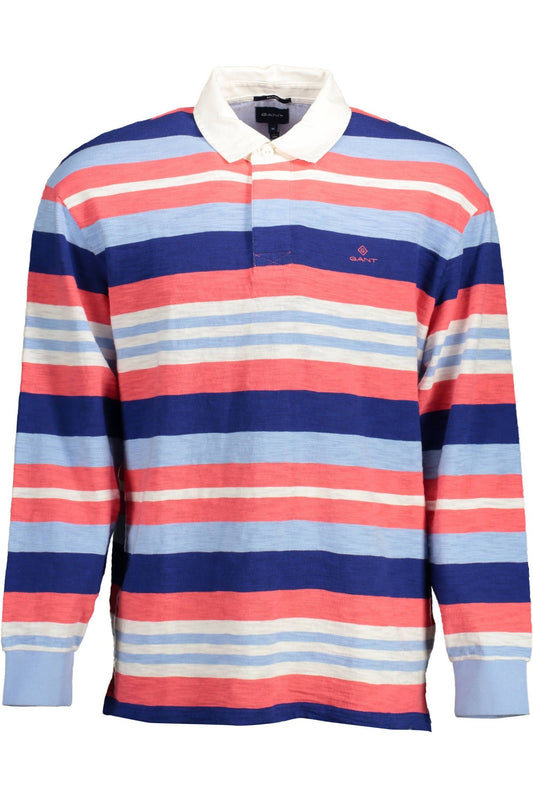 Hellblaues Baumwoll-Poloshirt