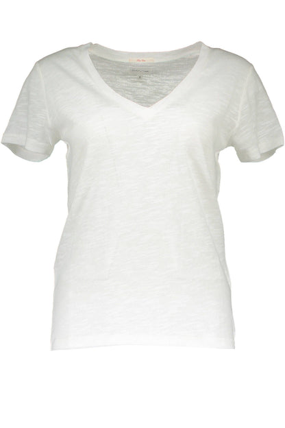 Weiße Baumwoll-Oberteile & T-Shirt