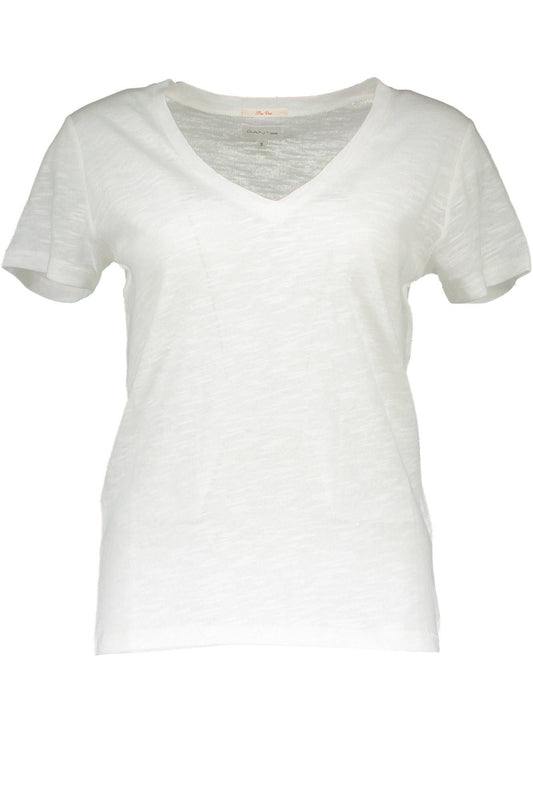 Weiße Baumwoll-Oberteile & T-Shirt