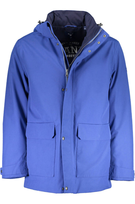 Blaue Baumwolljacke