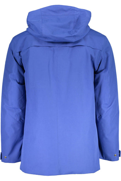 Blaue Baumwolljacke