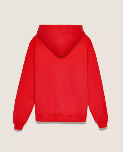 Roter Baumwollpullover