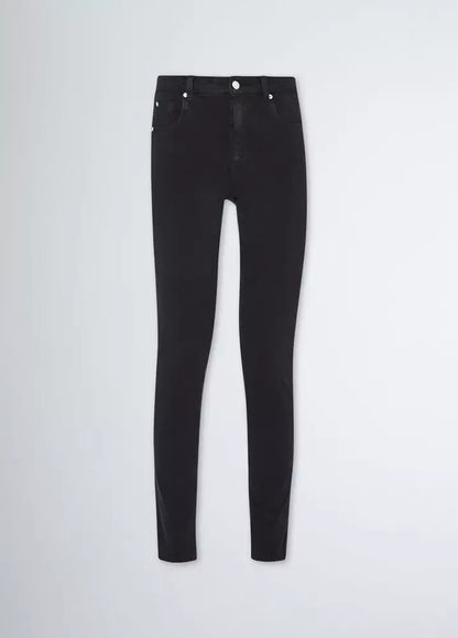 Schwarze Baumwolljeans & Hose