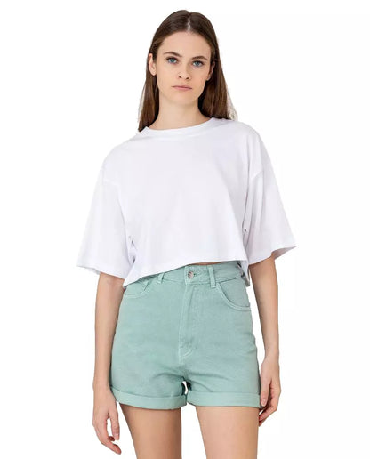 Grüne Baumwollshorts