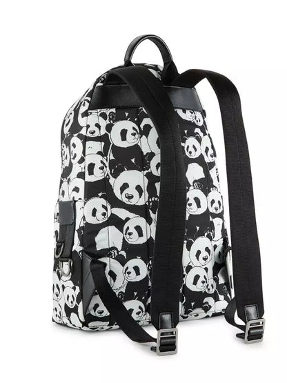 Schwarzer Nylon-Rucksack