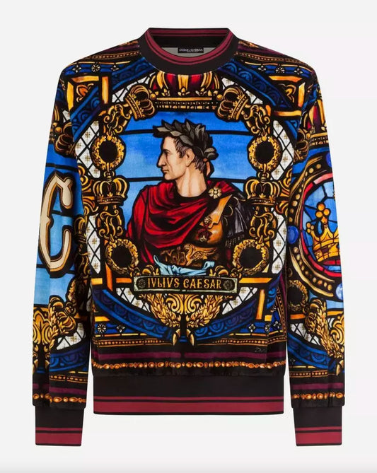 Multicolor Pullover aus Baumwolle
