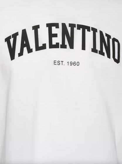 T-Shirt aus weißer Baumwolle