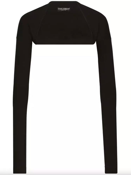 Schwarze Viskose Tops & T-Shirt