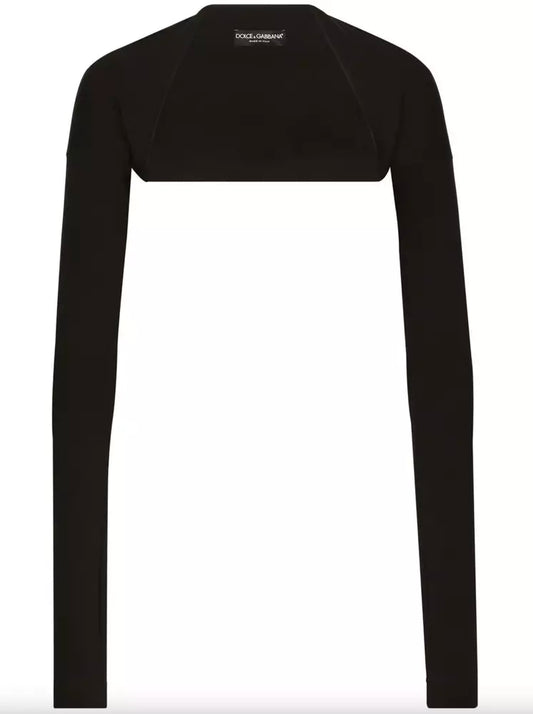 Schwarze Viskose Tops & T-Shirt