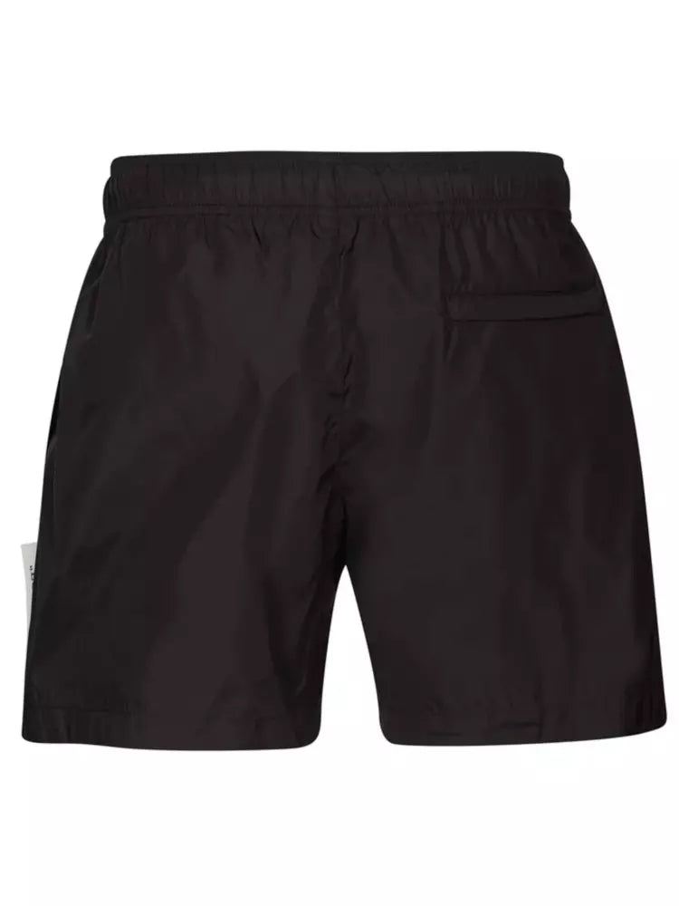 Schwarze Polyester-Badebekleidung