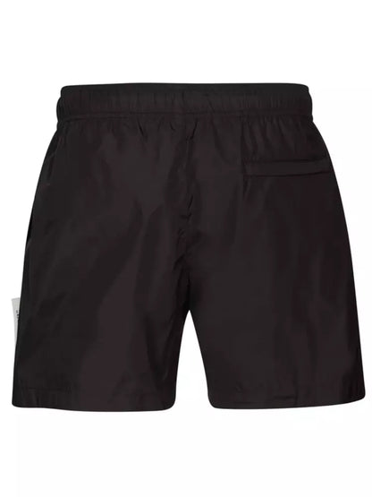 Schwarze Polyester-Badebekleidung