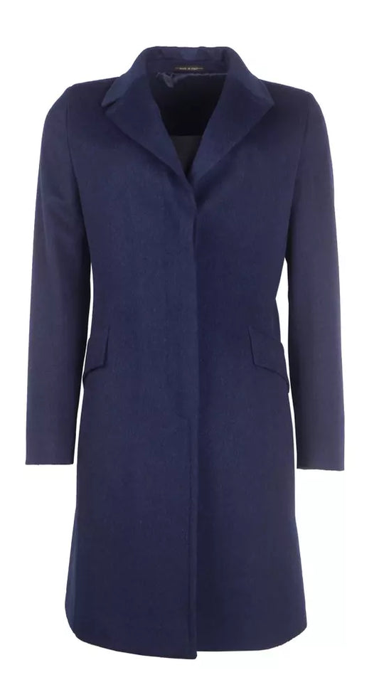 Blaue Wolle Vergine Jacken & Mantel