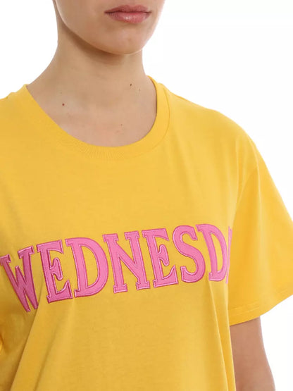 Gelbe Baumwolle Tops & T-Shirt