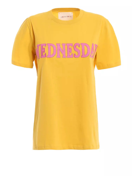 Gelbe Baumwolle Tops & T-Shirt