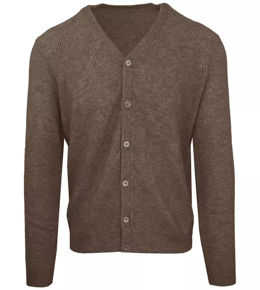 Brauner Wollpullover