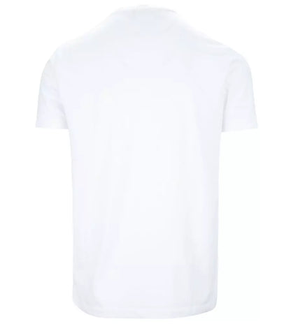 T-Shirt aus weißer Baumwolle