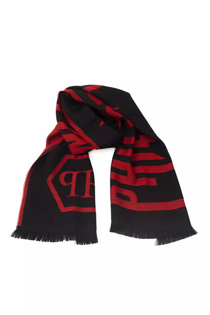 Roter Wollschal
