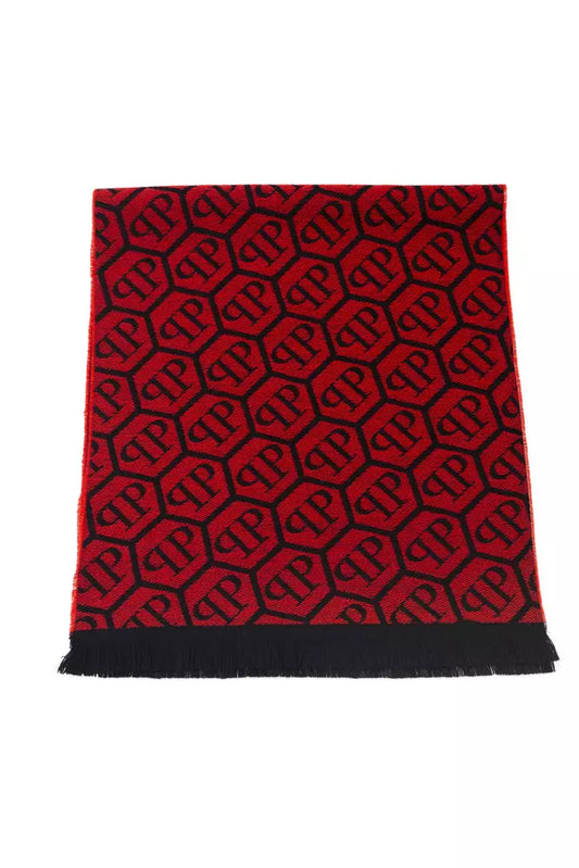 Roter Wollschal