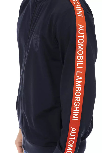 Blauer Polyester-Pullover